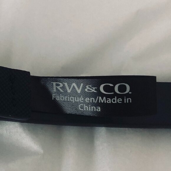 NWOT-RW&CO skinny belt navy Size XXS - Picture 5 of 6
